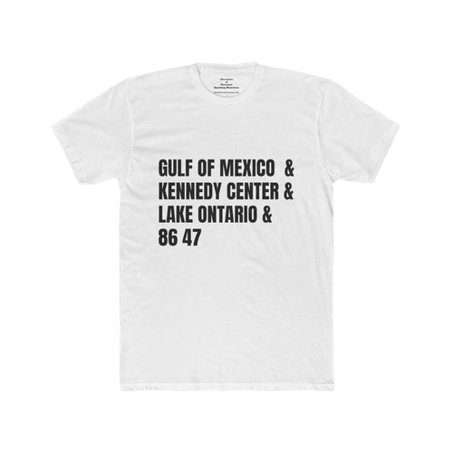 "Gulf of Mexico & Kennedy Center & Lake Ontario & 86 47"